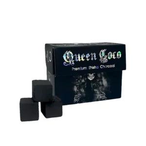 Уголь кокосовый Queen Coco 0.5 кг 36 кубиков (25мм*25мм)