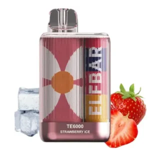 Elf Bar Strawberry Ice TE 6000 (полуниця лід)