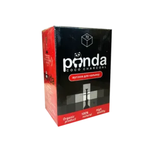 Уголь кокосовый Panda 1 кг 72 кубика (25мм*25мм)