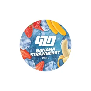 Тютюн для кальяну 420 Frost Line 250 г Banana Strawberry (банан полуниця лід)