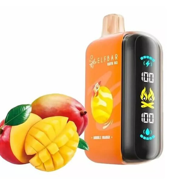 Elf Bar Double Mango Raya D3 25000 (подвійне манго)