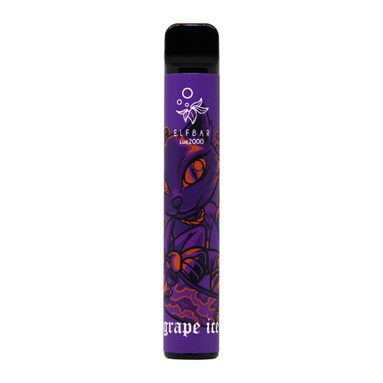 Ice 2000 Elf Bar Lux Grape Ice 2000 (виноград лід) в магазині POD-систем SMOKE ...