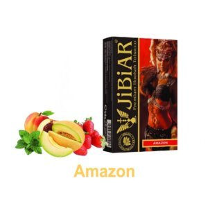 Тютюн для кальяну Jibiar 50 г Amazon (персик диня полуниця ментол)