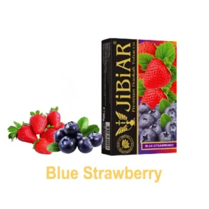 Тютюн для кальяну Jibiar 50 г Blue Strawberry (полуниця чорниця)
