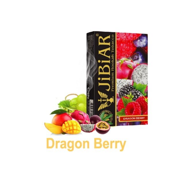 Тютюн для кальяну Jibiar 50 г Dragon Berry (виноград пітая маракуя)