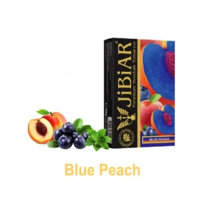 Тютюн для кальяну Jibiar 50 г Blue Peach (чорниця персик мята)