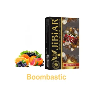 Тютюн для кальяну Jibiar 50 г Boombastic (чорний виноград чорниця грейпфрут апельсин)
