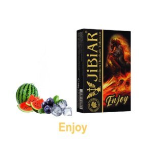 Тютюн для кальяну Jibiar 50 г Enjoy (кавун чорниця вершки лід)