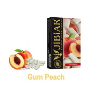 Тютюн для кальяну Jibiar 50 г Gum Peach (жуйка орбіт персик)