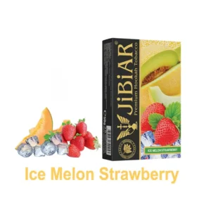 Тютюн для кальяну Jibiar 50 г Ice Melon Strawberry (лід диня полуниця)