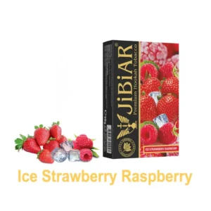 Тютюн для кальяну Jibiar 50 г Ice Strawberry Raspberry (лід полуниця малина)