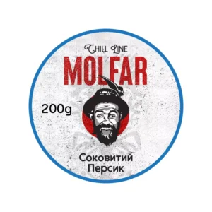 Табак для кальяна Molfar Chill Line 200 г Сочный Персик (персик)