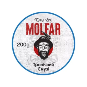 Табак для кальяна Molfar Chill Line 200 г Тропический Смузи (ананас апельсин манго)