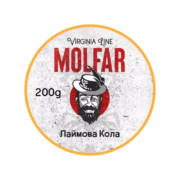 Табак для кальяна Molfar Virginia Line 200 г Лаймовая Кола (лайм кола)
