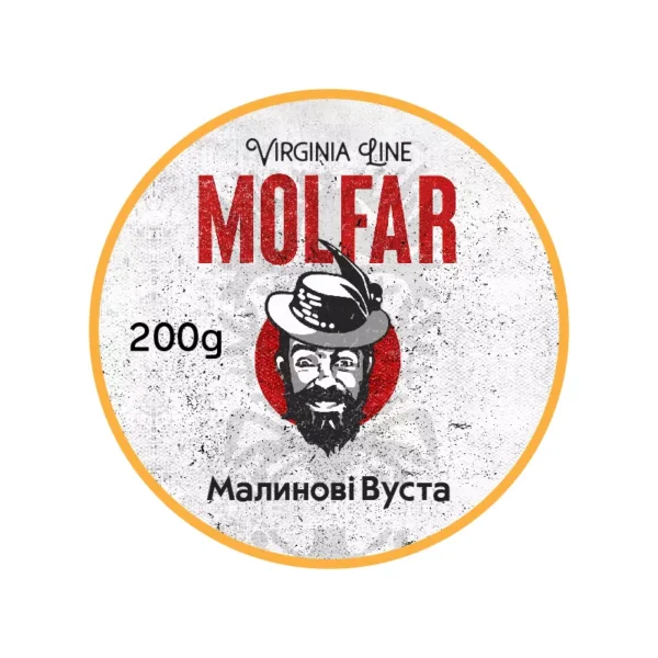 Табак для кальяна Molfar Virginia Line 200 г Малиновые Вуста (малина)