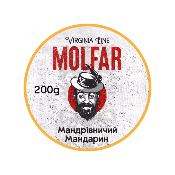 Тютюн для кальяну Molfar Virginia Line 200 г Мандрівничий Мандарин (мандарин)