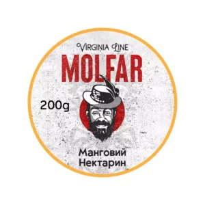 Табак для кальяна Molfar Virginia Line 200 г Манговый Нектарин (манго и нектарин)
