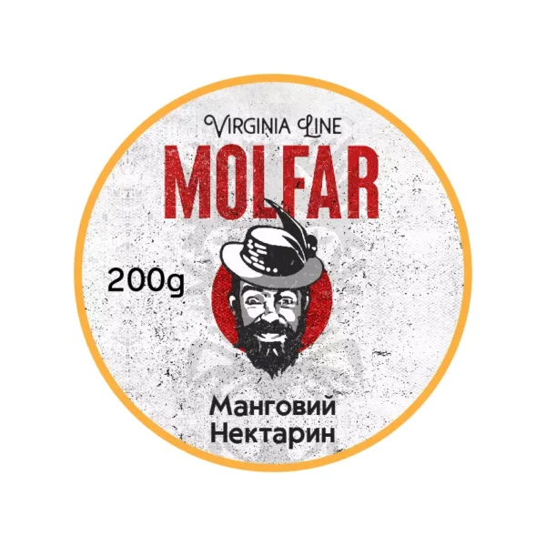 Табак для кальяна Molfar Virginia Line 200 г Манговый Нектарин (манго и нектарин)