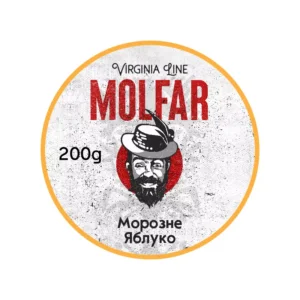 Табак для кальяна Molfar Virginia Line 200 г Морозное Яблоко (зеленое яблоко и лед)