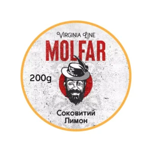 Табак для кальяна Molfar Virginia Line 200 г Сочный Лимон (лимон)