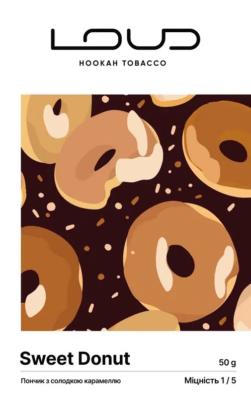 Тютюн для кальяну Loud Light 50 г Sweet Donut (пончик з карамелю)