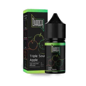Солевая Жидкость Chaser Black Triple Sour Apple 30ml 5% (яблоко)