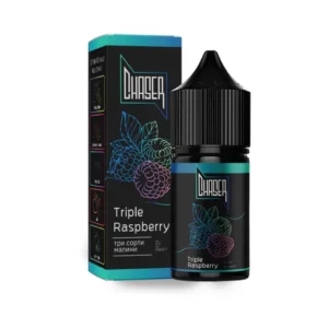 Солевая Жидкость Chaser Black Triple Raspberry 30ml 5% (малиновая)