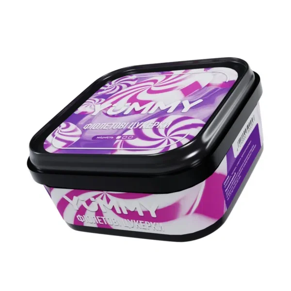 Тютюн для кальяну Yummy 250 г Фіолетові Цукерки