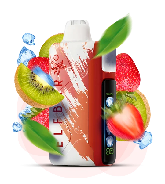 Elf Bar Strawbery Kiwi Ice Ice King 30000 (полуниця ківі лід)