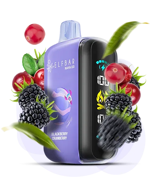 Elf Bar Blackberry Cranberry Raya D3 25000 (ожина журавлина)