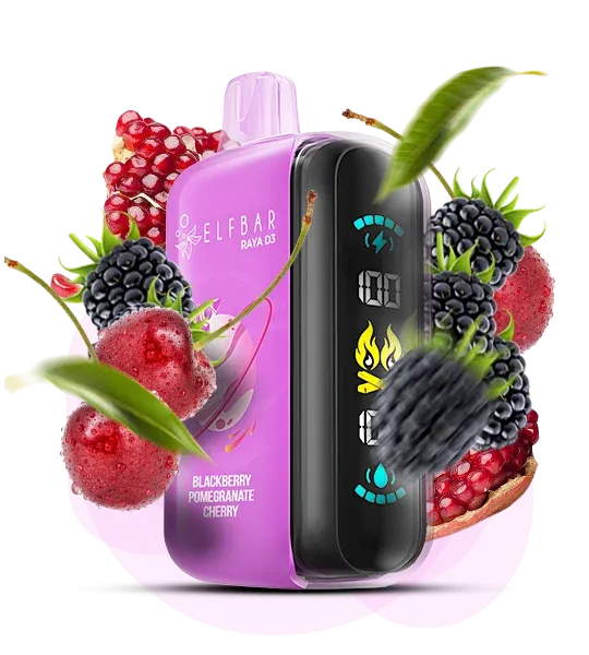 Elf Bar Blackberry Pomegranate Cherry Raya D3 25000 (ожина гранат вишня)