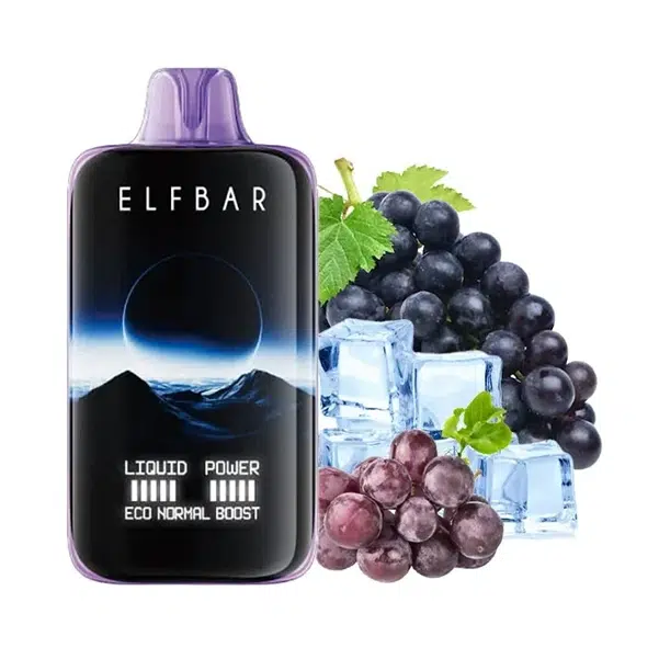 Elf Bar Grape Ice Moonnight 40000 (виноград лід)