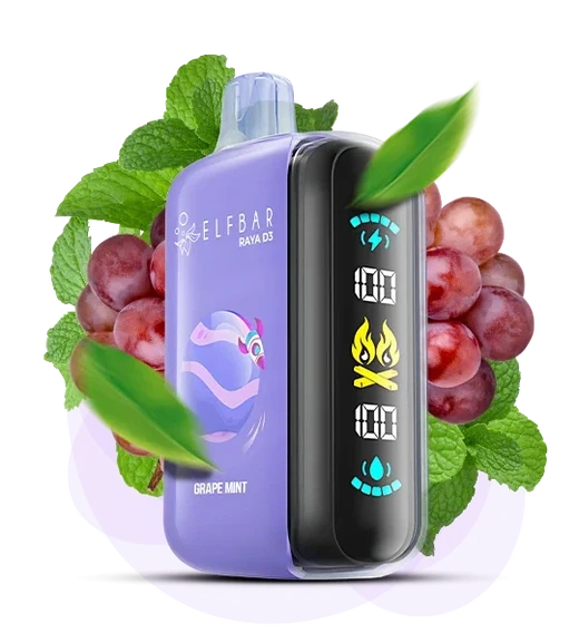 Elf Bar Grape Mint Raya D3 25000 (виноград мята)