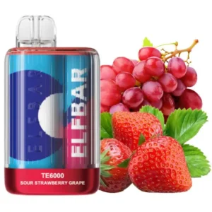 Elf Bar Sour Strawberry Grape TE 6000 (кисла полуниця виноград)