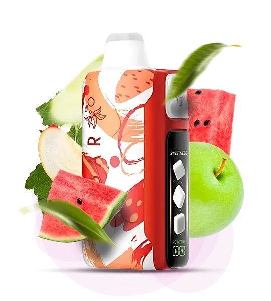 Elf Bar Apple Watermelon Sweet King 30000 (яблуко кавун)