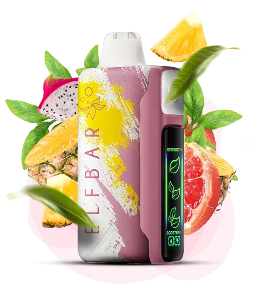 Elf Bar Pineapple Dragofruit Grapefruit Nic King 30000 (ананас пітайя грейпфрут)