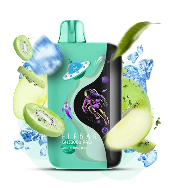 Elf Bar Apple Kiwi Ice GH PRO 33000 (яблуко ківі лід)