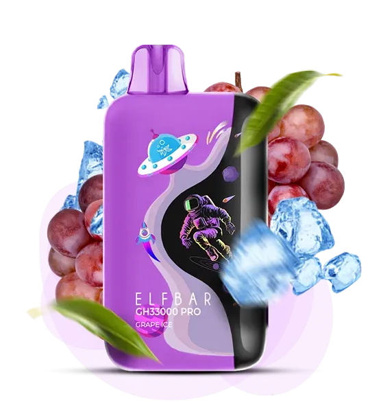 Elf Bar Grape Ice GH PRO 33000 (виноград лід)