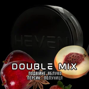 Тютюн для кальяну Heven 100 г Double Mix (подвійне яблуко персик та полуниця)
