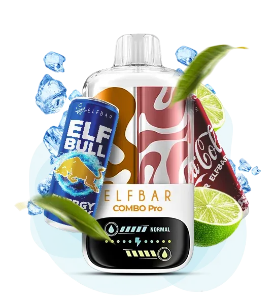 Elf Bar ElfBull ore Lime Cola Combo 30000 Pro (енергетик або лайм та кола)