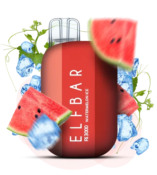 Elf Bar Watermelon Ice RI 3000 (кавун лід)